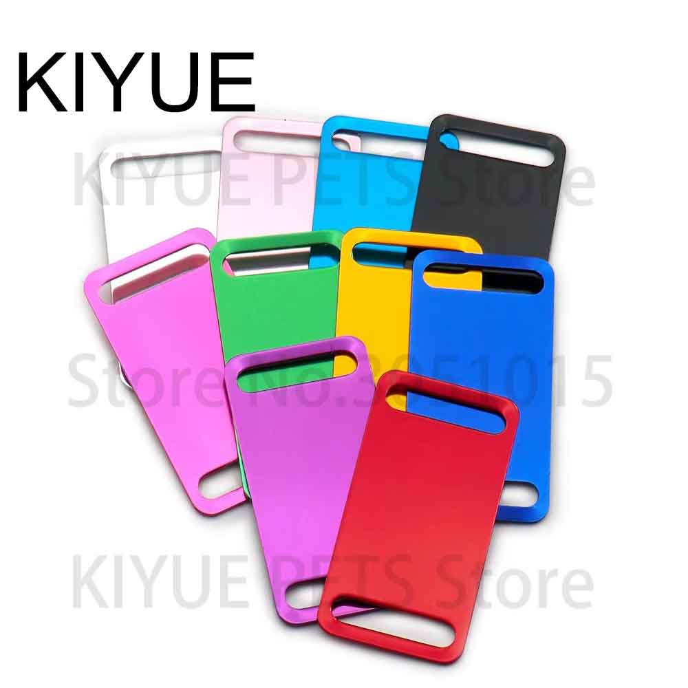 Phone Accessories Names - KIYUE 20個入りペットショップアルミタグ犬名札IDプレートカスタムレーザー彫刻猫用電話番号ラベルキーホルダーアクセサリー