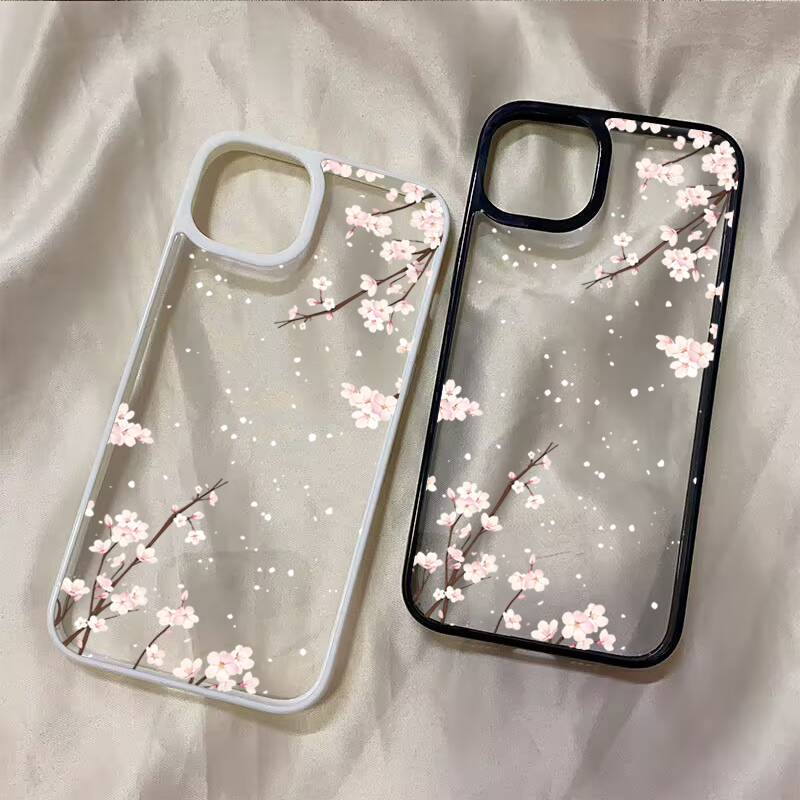 Xo Phone Accessories - 桜柄のスマホケース iPhone 11 12 13 14