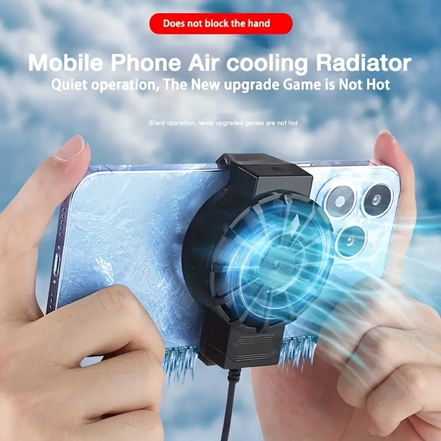 Phone Accessories For Android - ポータブルスマホクーラー、iPhoneとAndroidスマートフォン両方に適した外部冷却アクセサリー