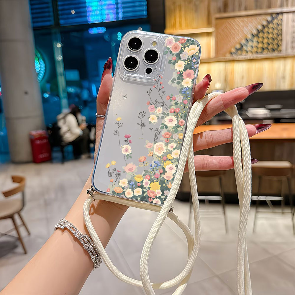 Xo Phone Accessories - クロスボディランヤードストラップ付きスマホケース iPhone 17 16 15 14