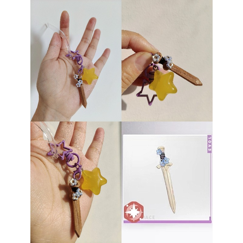 Phone Accessories Keychain - 手作りの愛とディープスペース ザビエル アクセサリー アニメ コスプレ ジュエリー