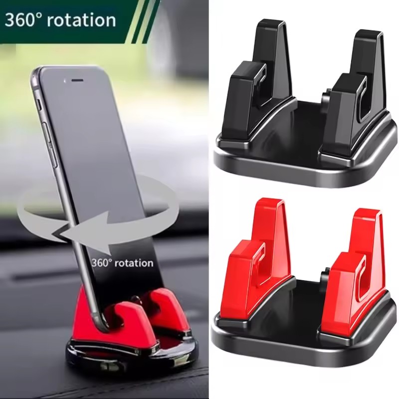 Phone Accessories Items - 360 度回転車の携帯電話ホルダーダッシュボード粘着ユニバーサルスタンドマウントブラケット携帯電話用カーアクセサリー