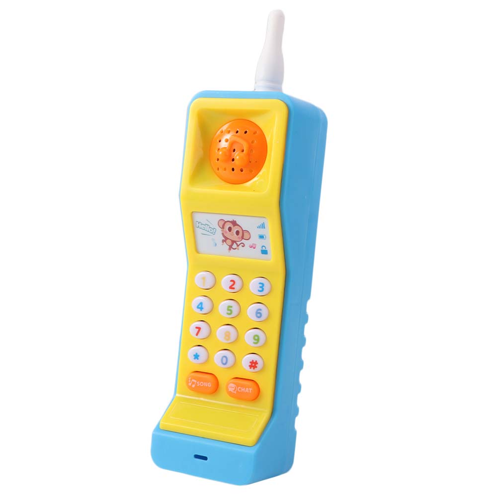 Phone Accessories Baby - ミュージカルベビーフォンおもちゃ電子シミュレーション携帯電話おもちゃ啓蒙サウンドライト付き子供学習携帯電話キッズギフト