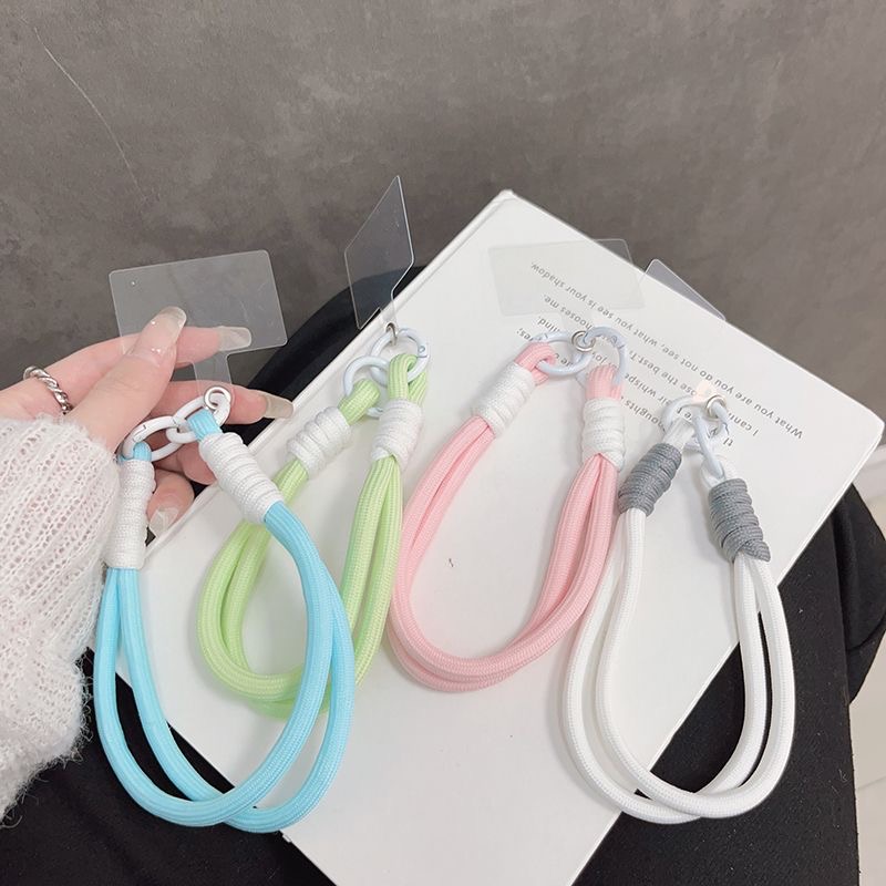 Phone Accessories Keychain - 携帯電話用ショートランヤード、ユニバーサルカラフルハンドリストストラップ、携帯電話ケースアクセサリー用ロープ、紛失防止キーホルダー