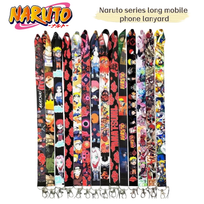 Phone Accessories Items - 漫画アニメ周辺機器ナルトシリーズクリエイティブネックフォンストラップロングキーホルダー仕事ID学生用パーソナライズロングランヤード