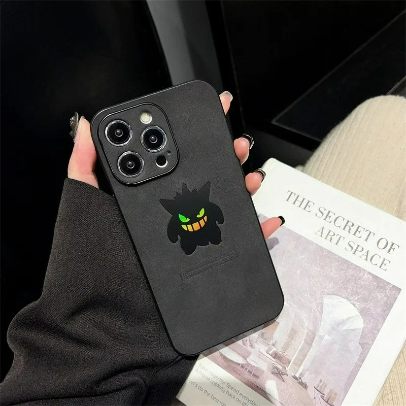 漫画アニメゲンガー革風レーザー加工スマホケース iPhone - Xo Phone Accessories のレビューと価格