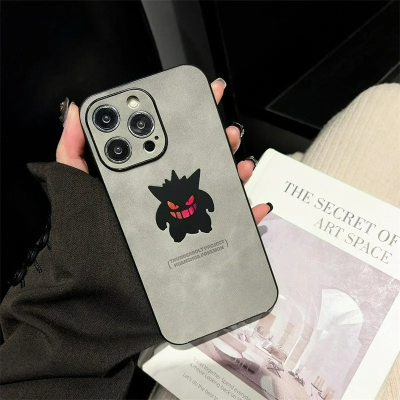 漫画アニメゲンガー革風レーザー加工スマホケース iPhone - Xo Phone Accessories のレビューと価格