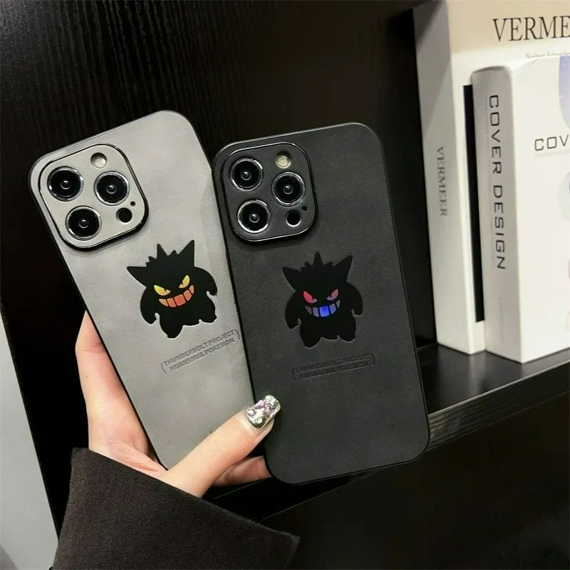 漫画アニメゲンガー革風レーザー加工スマホケース iPhone - Xo Phone Accessories のレビューと価格