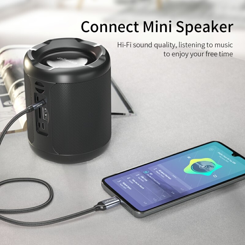 Essager-HuaweiおよびXiaomi mi用のAU - Earphone Splitter Jack のレビューと価格