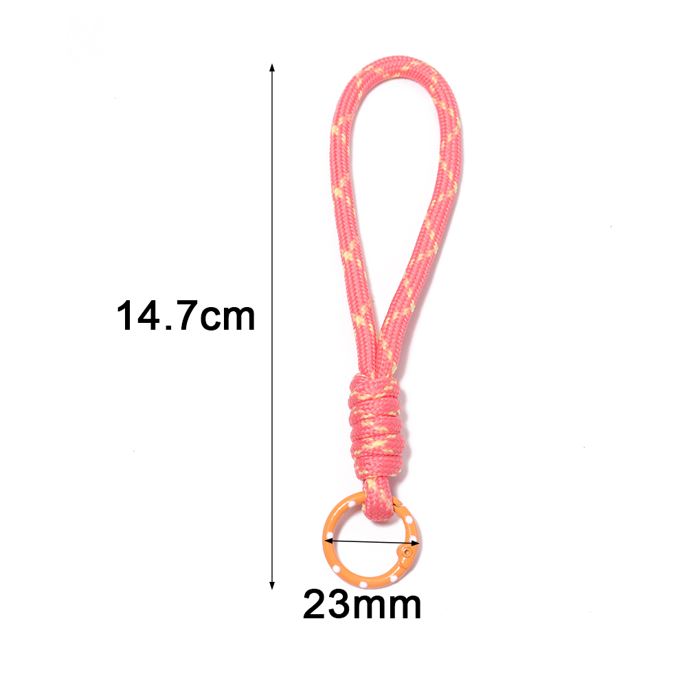 5 ピース/ロットカラフルな編組キーホルダー携帯電話ストラッ - Phone Accessories For Android のレビューと価格
