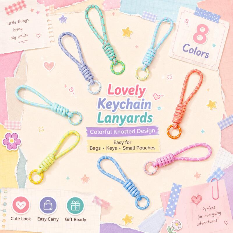 2 〜 5 個のカラフルな編み込みキーホルダー携帯電話ストラ - Phone Accessories For Android のレビューと価格