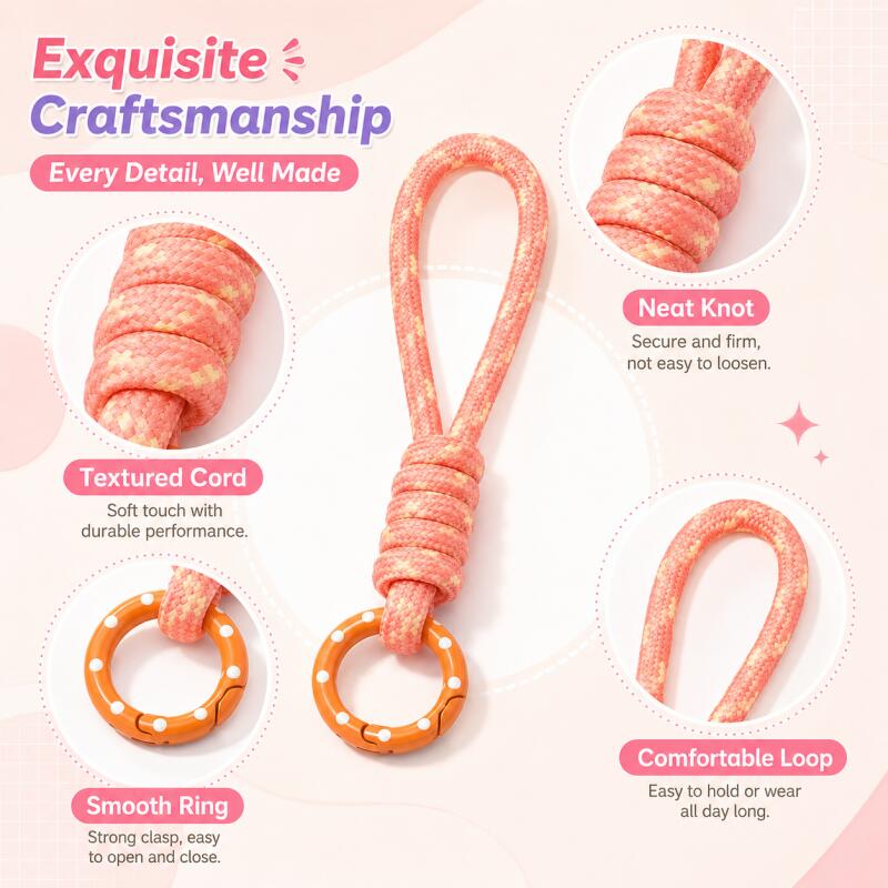 2 〜 5 個のカラフルな編み込みキーホルダー携帯電話ストラ - Phone Accessories For Android のレビューと価格