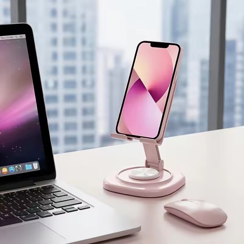 360度回転可能折りたたみ式デスクトップ電話スタンドポータブ - Phone Accessories Items のレビューと価格