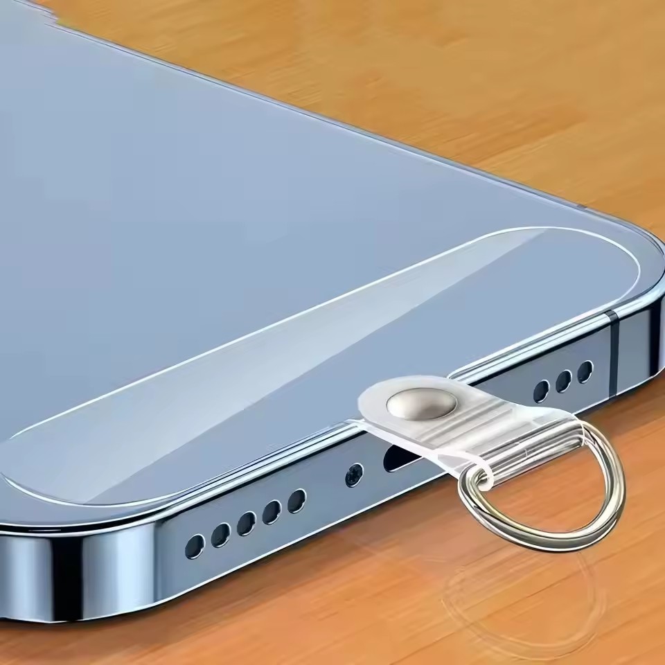 ユニバーサル透明取り外し可能な電話ストラップクリップカードリ - Phone Accessories For Android のレビューと価格