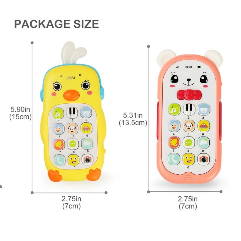 赤ちゃん用電話おもちゃ 音楽サウンドマシン 子供用 幼児早期 - Phone Accessories Baby のレビューと価格