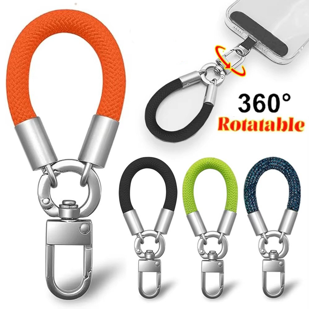 ユニバーサルキーホルダーランヤードメタルキーリングペンダント - Phone Accessories Keychain のレビューと価格