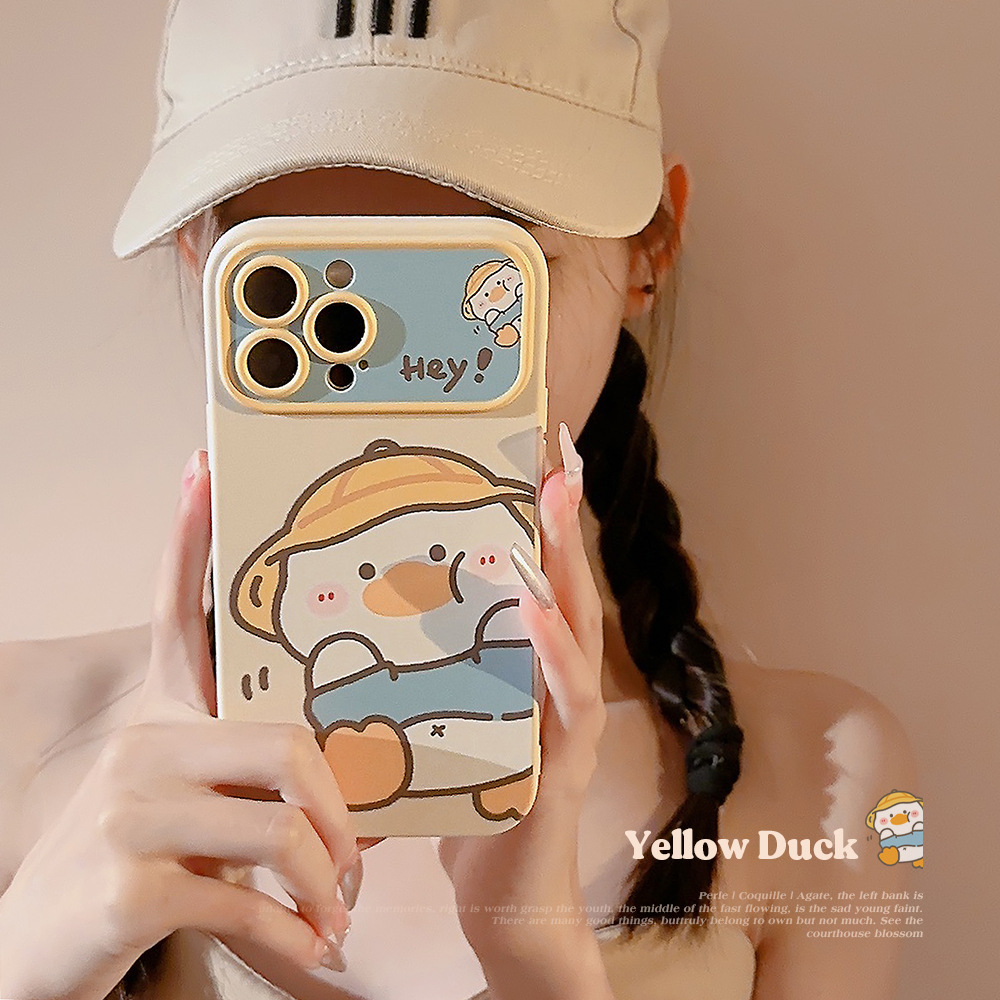 韓国漫画の黄色いアヒル柄iPhoneケース iPhone 1 - Xo Phone Accessories のレビューと価格