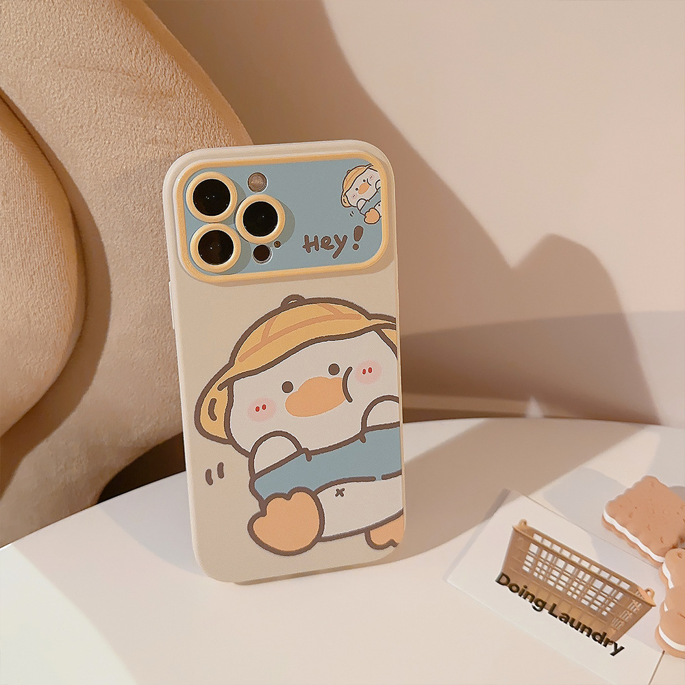 韓国漫画の黄色いアヒル柄iPhoneケース iPhone 1 - Xo Phone Accessories のレビューと価格