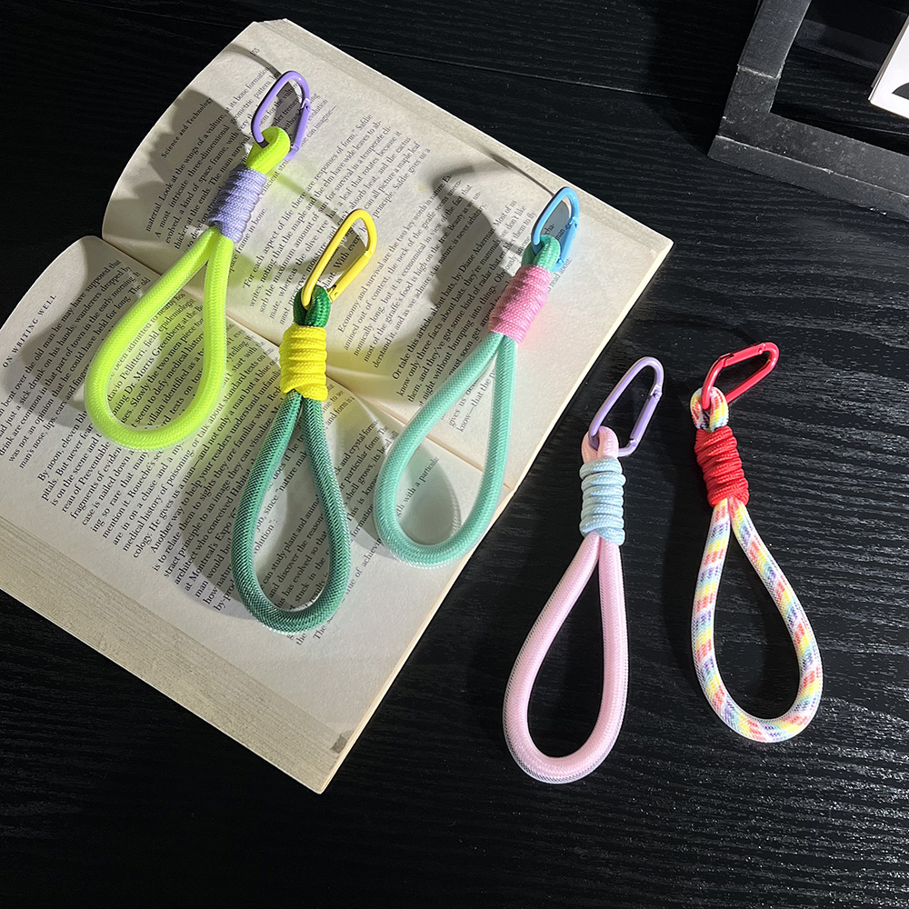 メッシュランドヤード蛍光ペンダント携帯電話バッグロープキーホ - Phone Accessories Keychain のレビューと価格