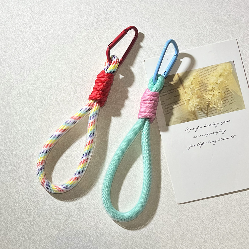 メッシュランドヤード蛍光ペンダント携帯電話バッグロープキーホ - Phone Accessories Keychain のレビューと価格