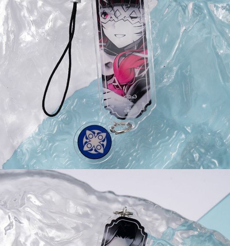 8 個アニメキーホルダー原神インパクトファトゥイピエロザドク - Phone Accessories Keychain のレビューと価格
