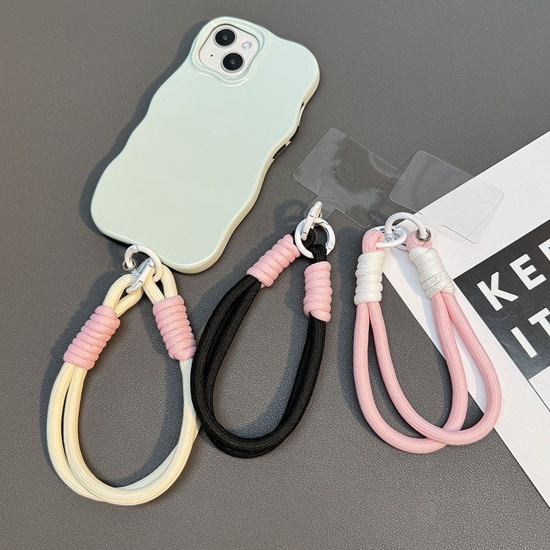 携帯電話用ショートランヤード、ユニバーサルカラフルハンドリス - Phone Accessories Keychain のレビューと価格