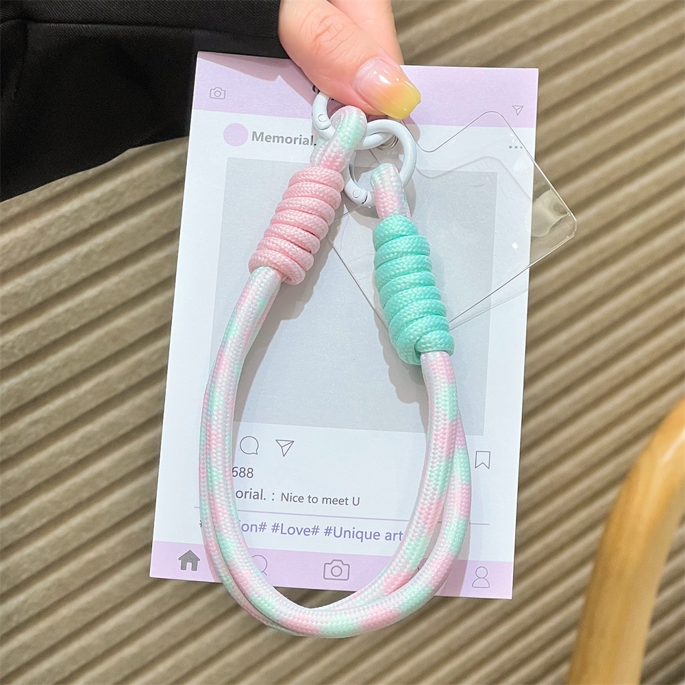 携帯電話用ショートランヤード、ユニバーサルカラフルハンドリス - Phone Accessories Keychain のレビューと価格