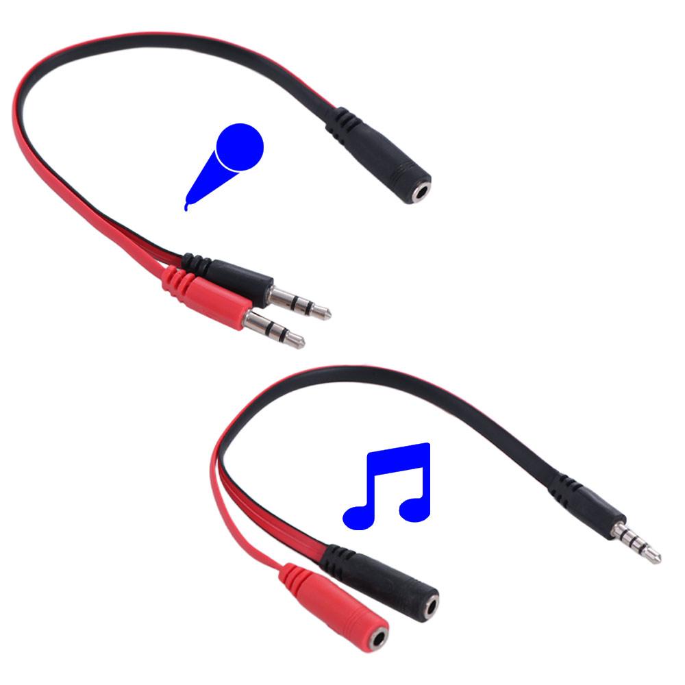 ヘッドホン用オーディオスプリッターケーブル,1オスから2メス - Earphone Splitter Jack のレビューと価格