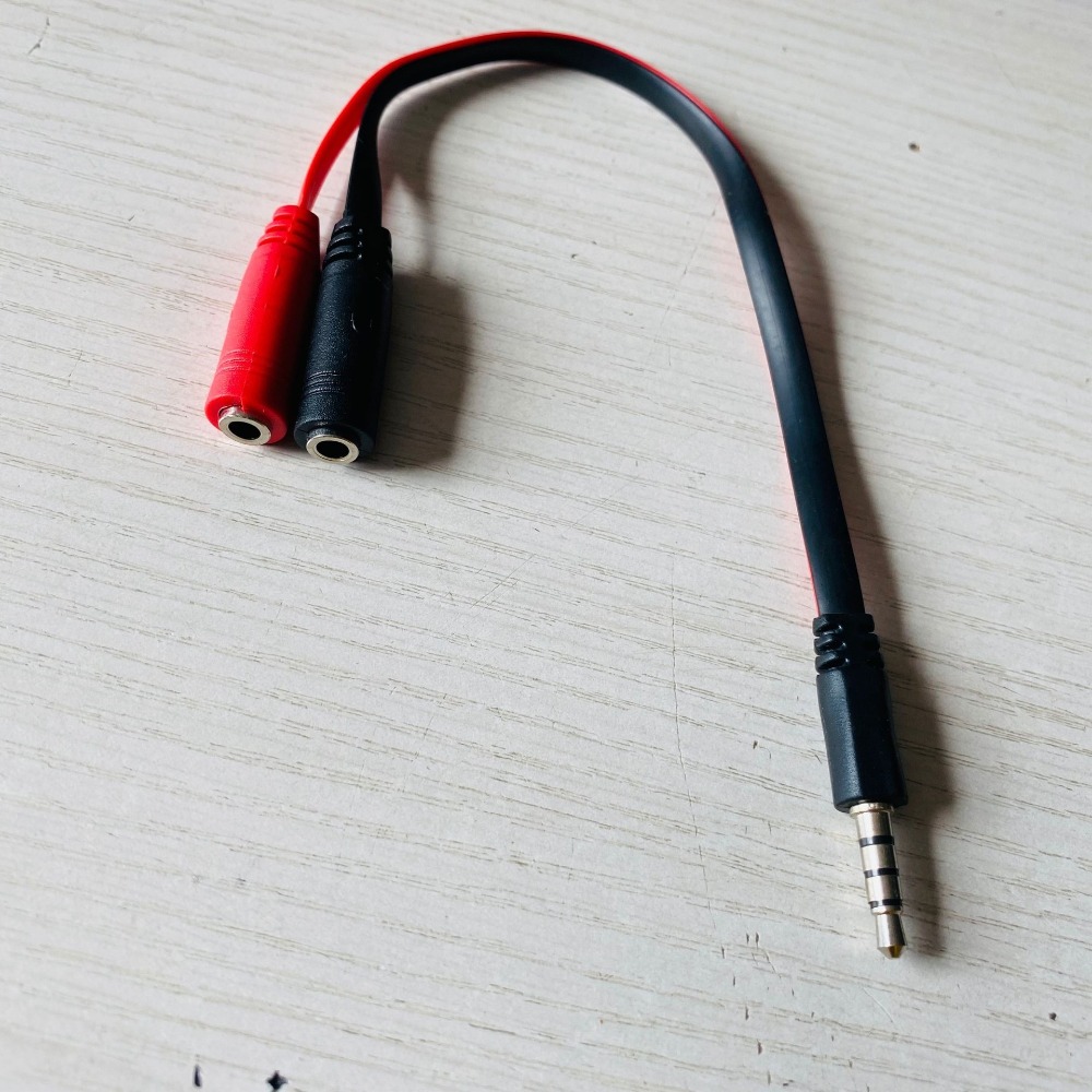 ヘッドホン用オーディオスプリッターケーブル,1オスから2メス - Earphone Splitter Jack のレビューと価格