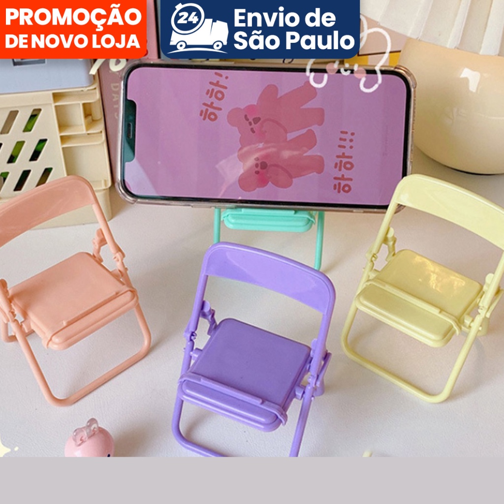 かわいい椅子型スマホスタンド、クリエイティブなデスクオーガナ - Phone Accessories Items のレビューと価格
