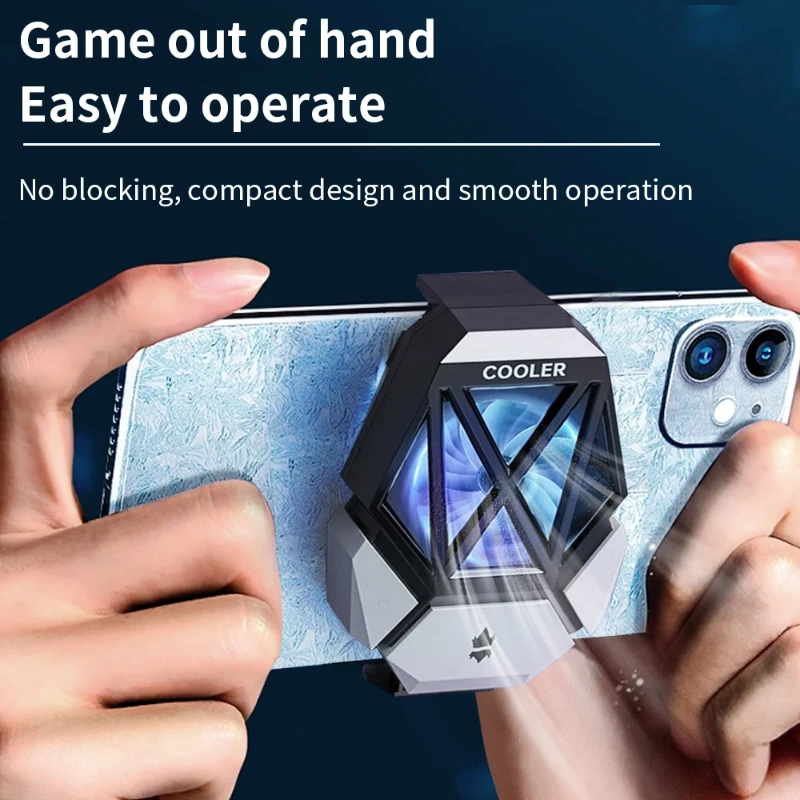 DY08 携帯電話冷却ファンラジエーター IOS Andro - Phone Accessories For Android のレビューと価格