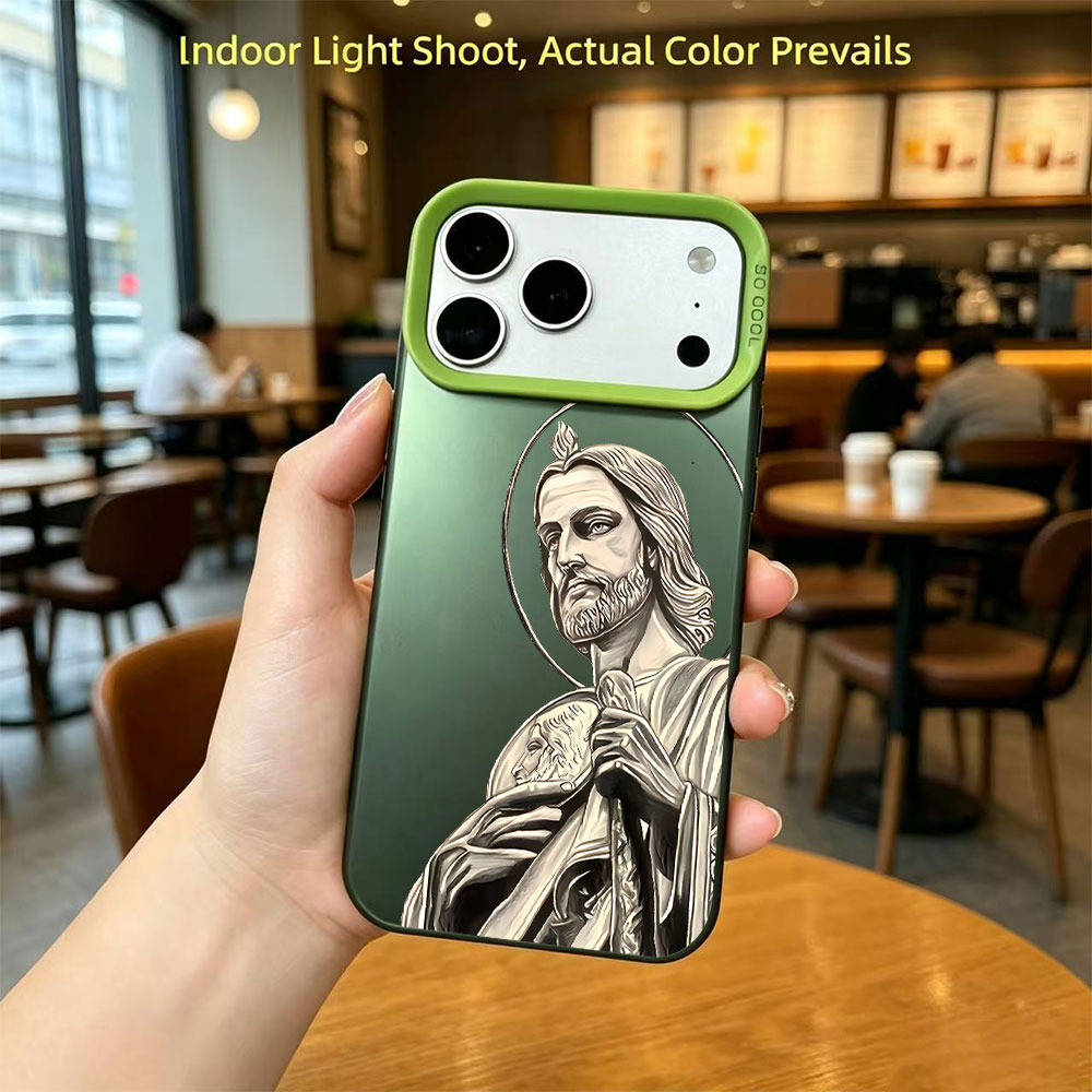 サン・ジュダス・タデオ柄デザインのiPhoneケース（iPh - Xo Phone Accessories のレビューと価格