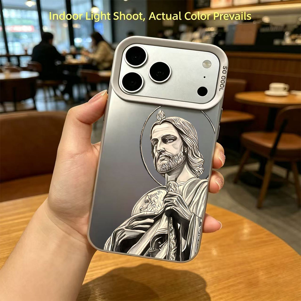 サン・ジュダス・タデオ柄デザインのiPhoneケース（iPh - Xo Phone Accessories のレビューと価格