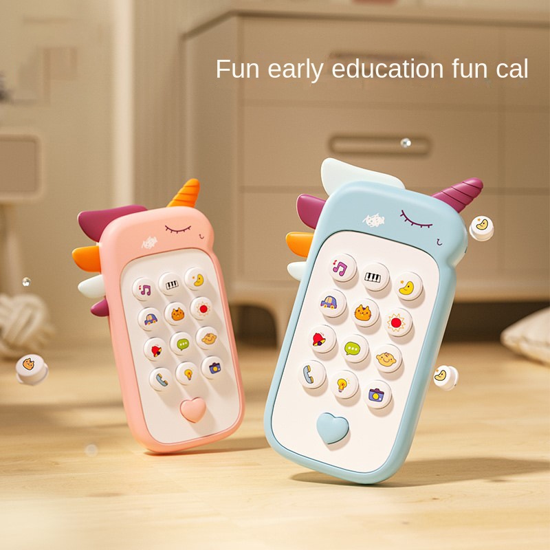 赤ちゃん電話のおもちゃ音楽サウンド電話睡眠おもちゃおしゃぶり - Phone Accessories Baby のレビューと価格