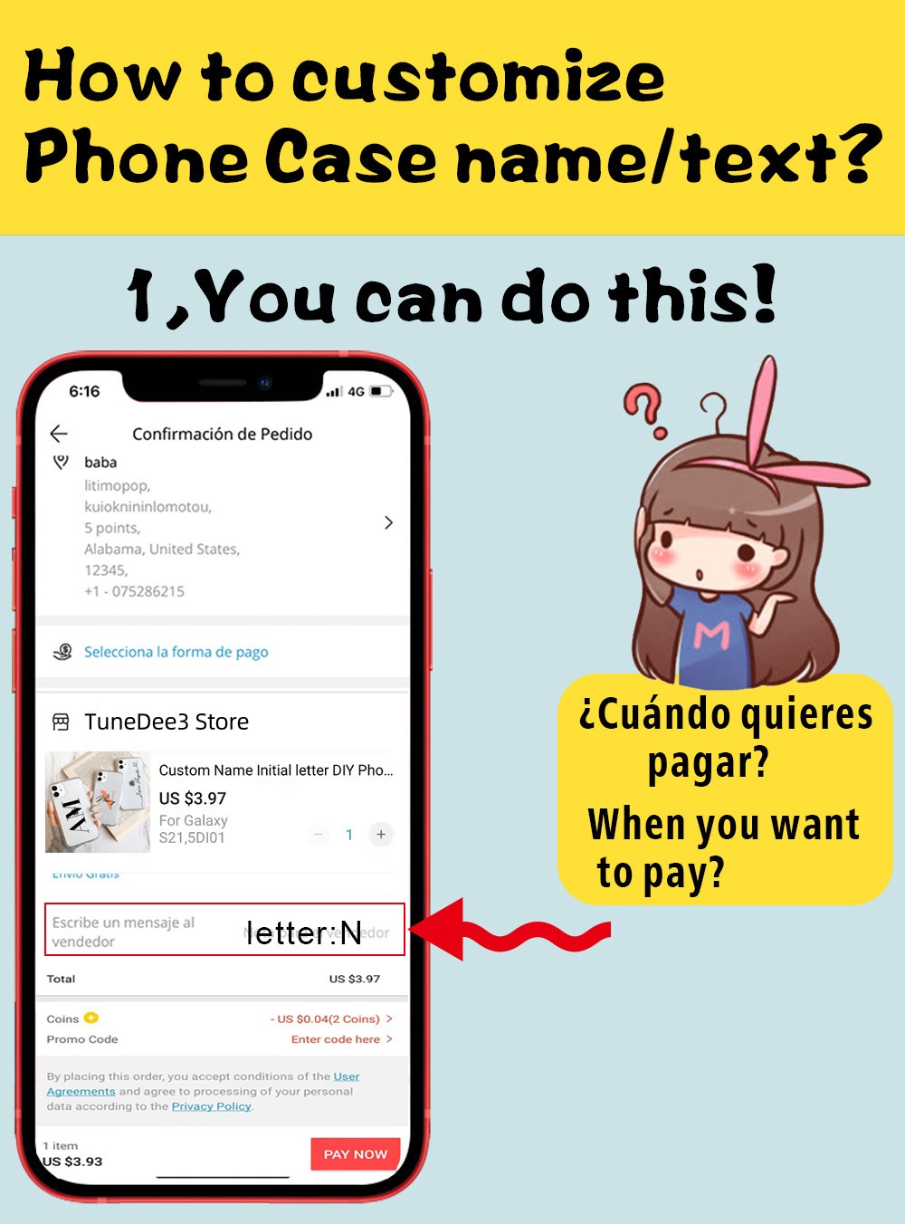パーソナライズされたカスタマイズされた名前ケースサムスン S - Phone Accessories Names のレビューと価格