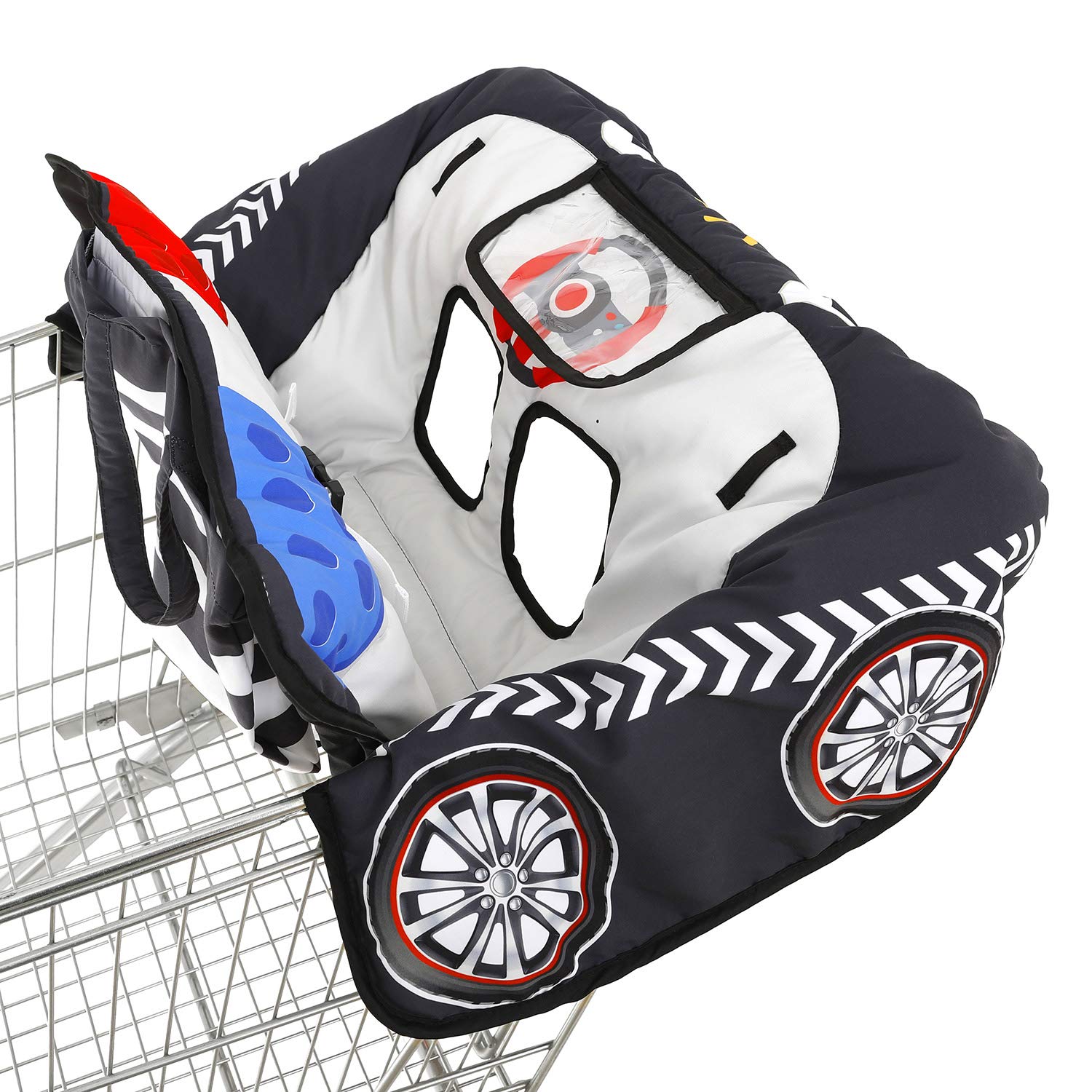 漫画風車椅子型ベビーショッピングカートカバー、2-in-1食 - Phone Accessories Baby のレビューと価格
