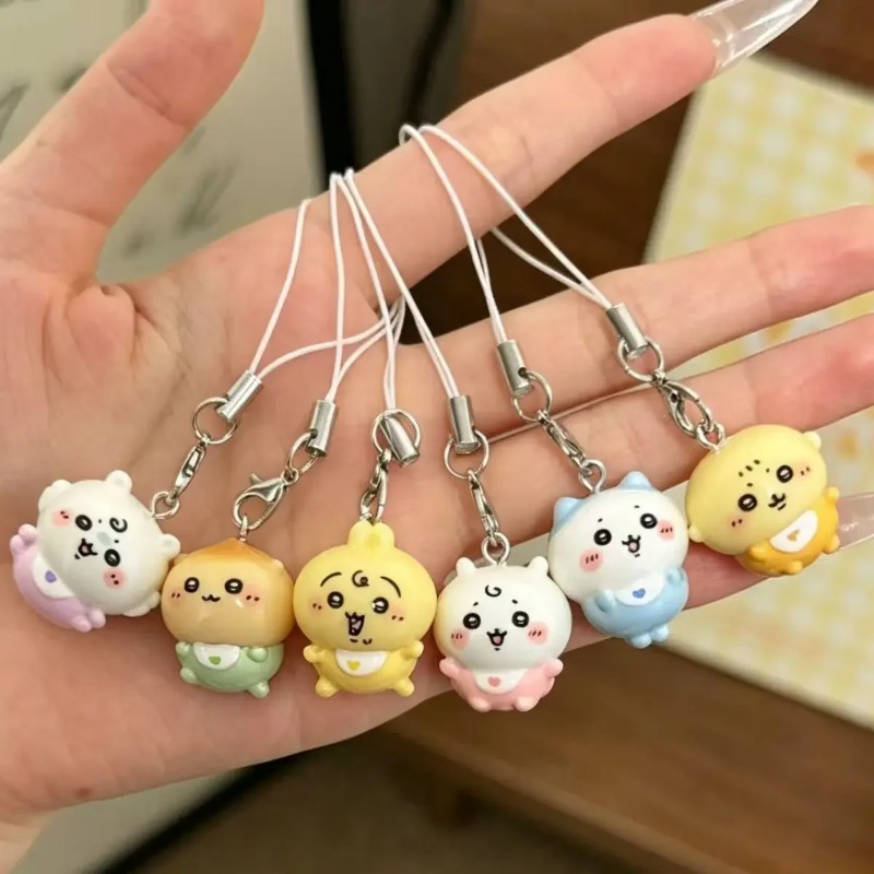 ちいかわ ハチワレ モモンガ レジンキーホルダー スマホスト - Phone Accessories Baby のレビューと価格