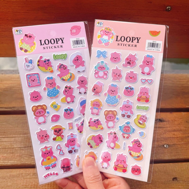 新しいポロロアニメのかわいいループ状3Dフォームステッカー、 - Phone Accessories Items のレビューと価格