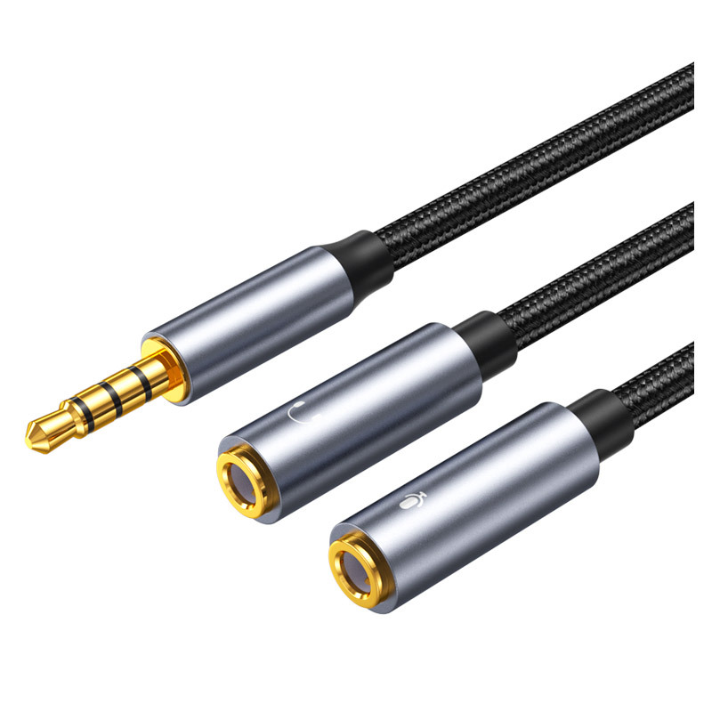 3.5 ミリメートルジャック Aux オーディオケーブルオス - Earphone Splitter Jack のレビューと価格