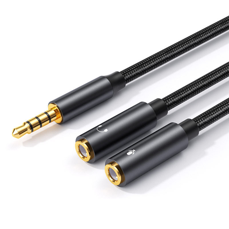 3.5 ミリメートルジャック Aux オーディオケーブルオス - Earphone Splitter Jack のレビューと価格