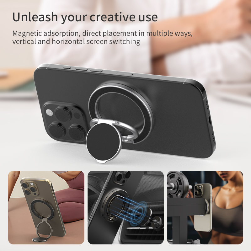 両面マグセーフ対応スマホスタンド 磁気リングホルダー キック - Phone Accessories For Android のレビューと価格