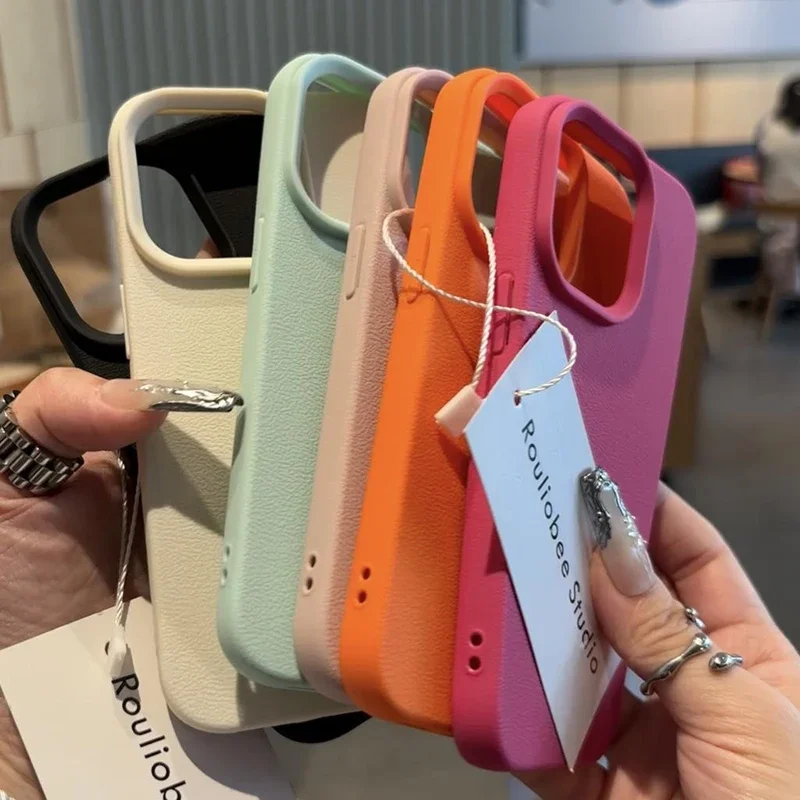 ハイファッション感 ライチ柄 iPhone 17 16 Pr - Xo Phone Accessories のレビューと価格