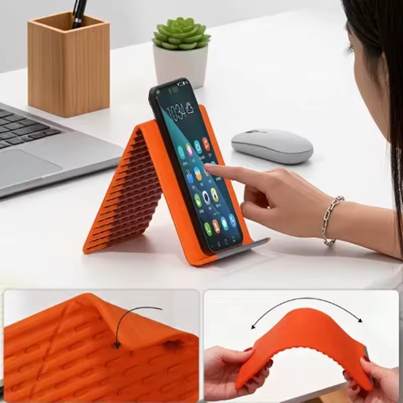 怠惰な携帯電話スタンド シリコン製デスクトップタブレット/ノ - Phone Accessories Items のレビューと価格