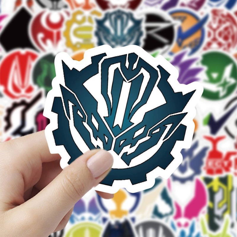 60 枚の仮面ライダーロゴステッカークリエイティブデカール防 - Phone Accessories Items のレビューと価格