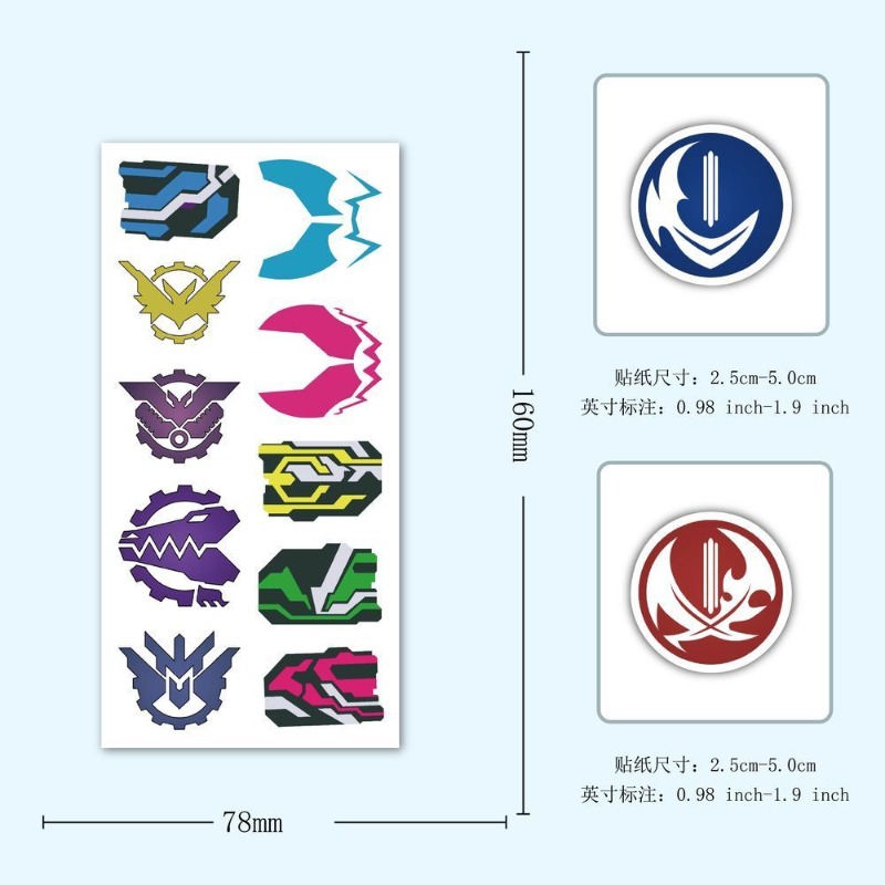 60 枚の仮面ライダーロゴステッカークリエイティブデカール防 - Phone Accessories Items のレビューと価格