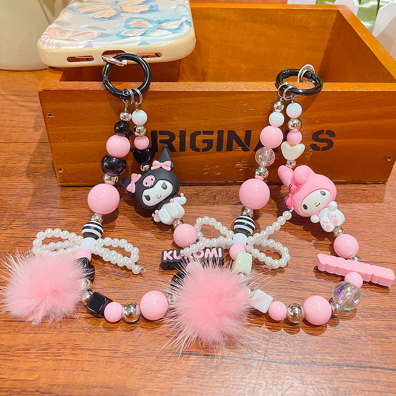 かわいいサンリオ INS ガーリッシュ電話ストラップ装飾ペン - Phone Accessories Keychain のレビューと価格