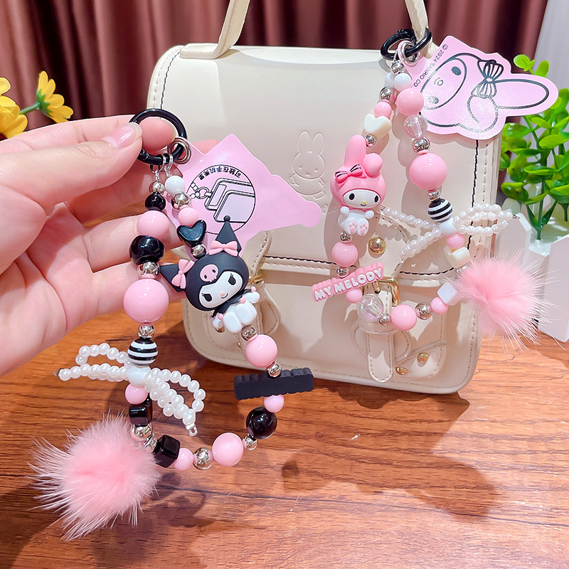 かわいいサンリオ INS ガーリッシュ電話ストラップ装飾ペン - Phone Accessories Keychain のレビューと価格